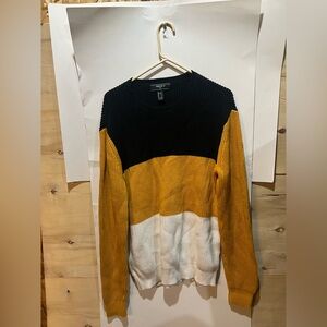 Colorblock Oversized Sweater